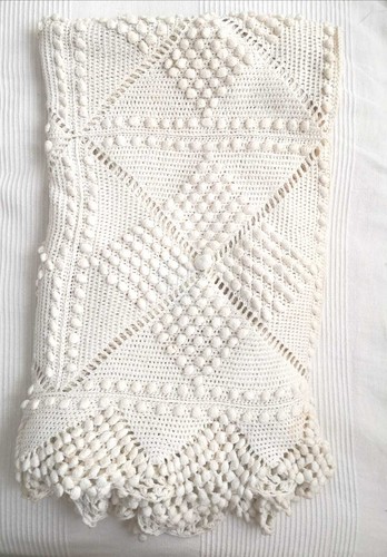 Copriletto cotone ricamato - in,