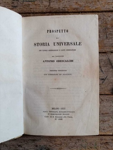 Prospetto storia - prospetto, di