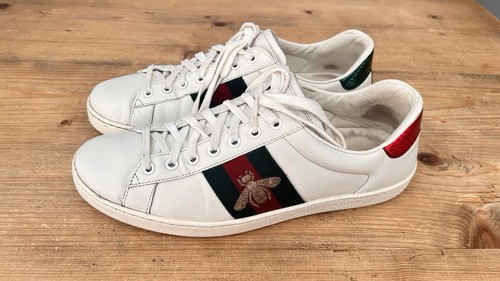 Sneakers gucci ace pelle - gucci, in