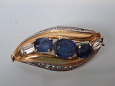 Very nice brooch gold - gold, plated