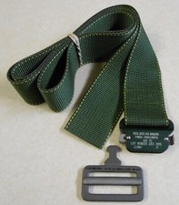 Cintura verde militare con fibbia sgancio rapido sedile espulsione Martin-Baker MBEU 9070