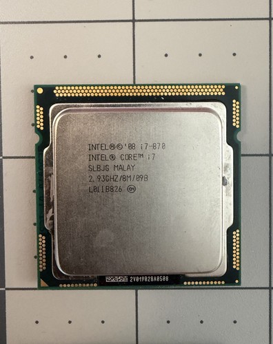 Intel core 870 ghz cpu - ghz,