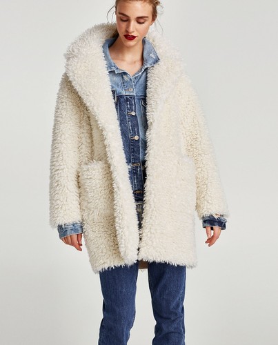 Zara cappotto donna maglia - in,