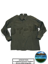 Camicia militare Austriaca Verde Usata originale Esercito militare Austriaco