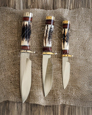 Lotto di 3 rari coltelli