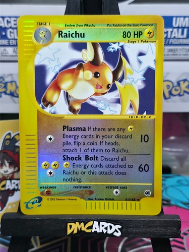 Pokemon raichu 165 - raichu, 61/165
