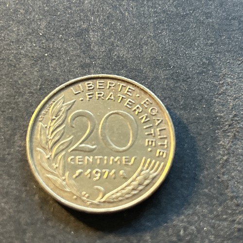 Moneta centesimi francia - moneta,