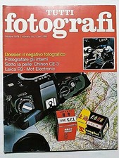 TUTTI FOTOGRAFI 10 OTTOBRE 1979 CHINON CE-3 LEICA R3 - MOT ELECTRONIC - MINOX