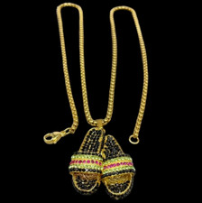 Collana uomo donna dorata - collana,