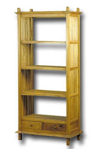 Libreria teak color - libreria,