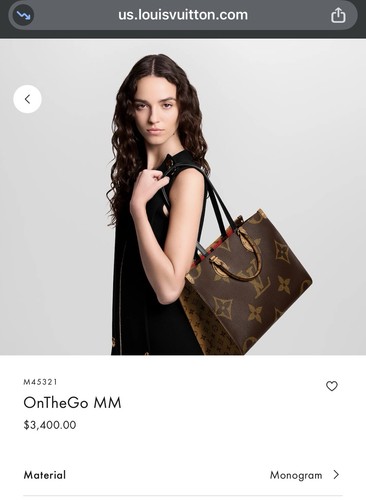 Borsa louis vuitton the go - louis,