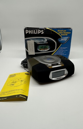 Radio réveil philips - cd,