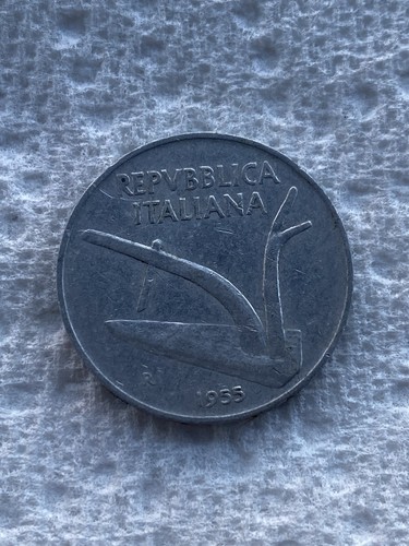 1955 italia dieci lire - 10,