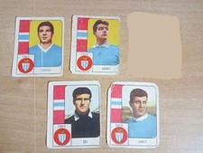 SERIE DI 4 FIGURINE "NANNINA GOL 1960 - 61 LAZIO  " PICCOLE