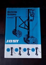 JOST SOLLEVATORI IDRAULICI SEMIRIMORCHI CAMION originale Italiana 1970