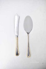 Coppia Posate Da Dolce Paletta+coltello Da Burro Gottinghen In Acciaio