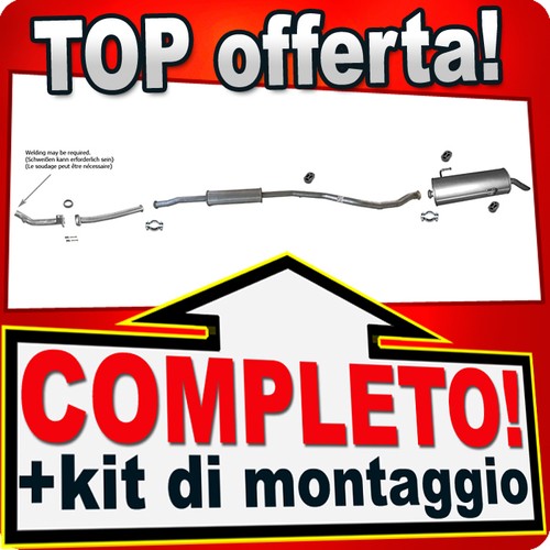 Scarico completo tubo per - scarico,