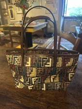 Borsa Fendi  vintage  Zucca Spalmati Doppio Monogramma - Tote Bag/Roll Bag