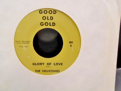 The velvetones glory of love - the,