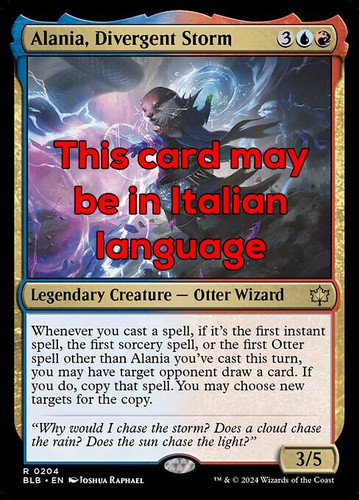 Mtg alania divergent storm - alania,,