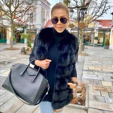 Donna Gilet Pelliccia Vera