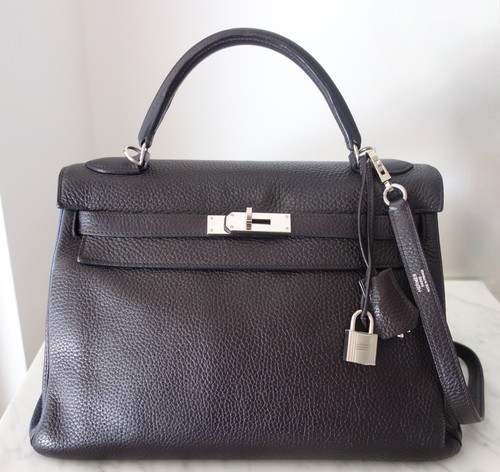 Sac kelly hermes raisin - sac,