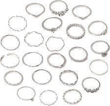 23 Pezzi Set Anelli Donna Set