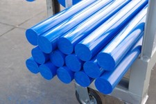 Barra Tonda Piena DERLIN POM-C BLU RAL 5002  , Vari diametri, lungh. mt 1