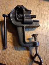 Piccolo Morsetto Morsa in ferro Antico precisione-Small iron vice-Ferro 