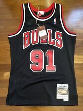 Canotta Basket Dennis Rodman #91, Chicago Bulls, NBA, 1997-1998