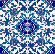 Iznik Piastrelle Turche Con