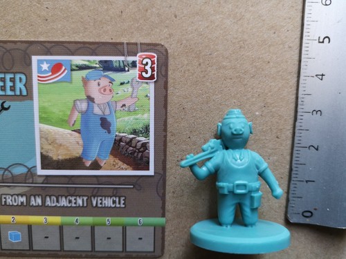 Engineer miniature card - +, card/hogs