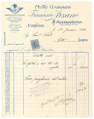1923 alessandria francesco - 1923,