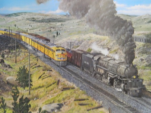 Railroad art fisher - art,l.fisher,up, "il
