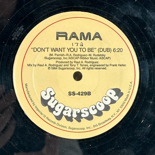 Rama don want you 12 - be, 12"