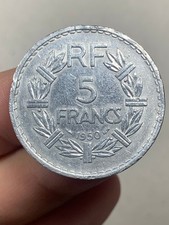 r69_1055) FRANCIA - 5  franchi 1950 - Circolato