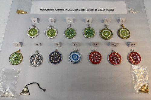 Collana murano millefiori - murano, in