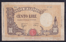 REGNO D'ITALIA - Banconota 100