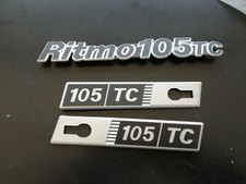 set 3x metal writing Fiat