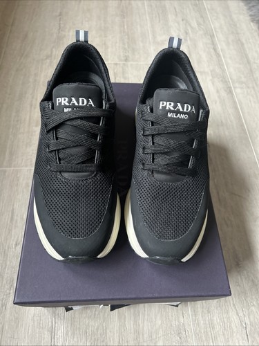 Sneakers prada milano nere - prada,