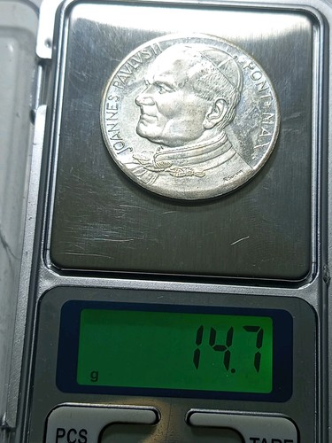 Medaglia papale argento 7 - medaglia,