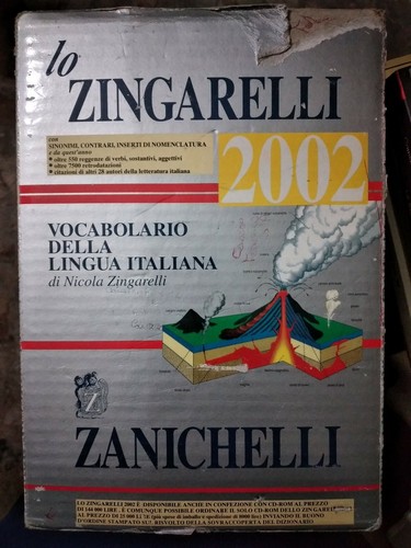 Zingarelli 2002 dizionario - 2002,