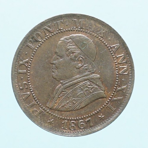 Pio soldo 1867 roma - pio,