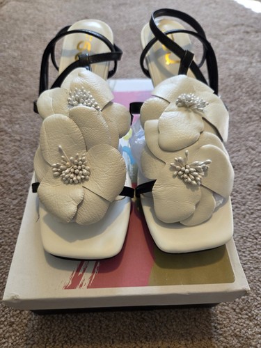 Tacchi donna fiori bianchi e - fiori,