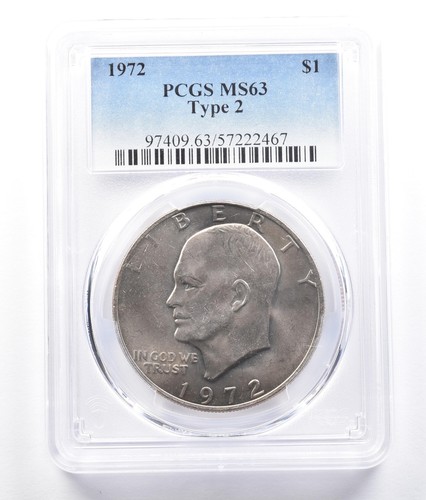 1972 eisenhower tipo 2 - 1972, $1