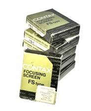 Schermo di messa a fuoco originale Contax FS-1 (Microprisma) per Contax RTS II (nuovo)