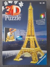 Ravensburger RVB12579 Puzzle da 216 Pezzi 3D - Tour Eiffel Night Edition - USATO