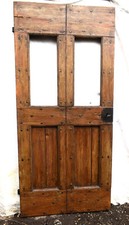 porta antica chiodata RESTAURATA portone, RUSTICO carcere convento 198 h. 90
