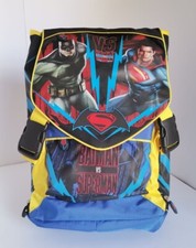 Zaino Estensibile Organizzato BATMAN VS SUPERMAN Panini Scuola Nuovo Originale