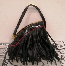 Mini Borsa Piero Guidi Con Frange In Pelle. Lineabold. Candy Bag. 
